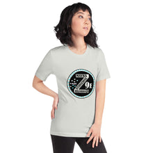 Load image into Gallery viewer, Zoria 9 for Everyone t-shirts turquoise hearts