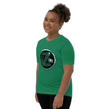 Load image into Gallery viewer, Zoria 9 everyone's t-shirt turquoise hearts