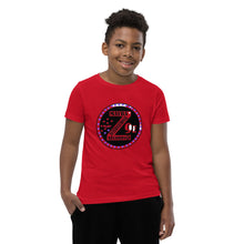 Load image into Gallery viewer, Zoria 9 everyone's t-shirt purple hearts
