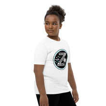 Load image into Gallery viewer, Zoria 9 everyone's t-shirt turquoise hearts