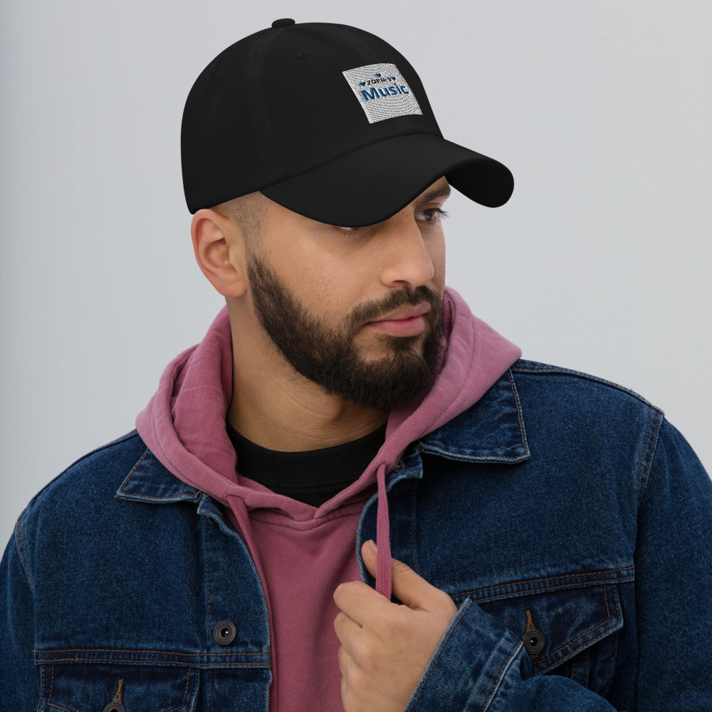 Zoria 9 Entertainment Music Daddy Cap with Blue Logo