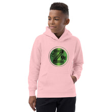 Load image into Gallery viewer, Zoria 9 Entertainment Kids Vinyl Green Print Hoodie
