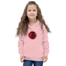 Load image into Gallery viewer, Zoria 9 Entertainment Kids Vinyl Red Print Hoodie
