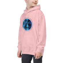 Load image into Gallery viewer, Zoria 9 Entertainment Kids Vinyl Blue Print Hoodie
