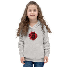 Load image into Gallery viewer, Zoria 9 Entertainment Kids Vinyl Red Print Hoodie
