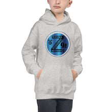 Load image into Gallery viewer, Zoria 9 Entertainment Kids Vinyl Blue Print Hoodie
