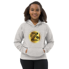 Load image into Gallery viewer, Zoria 9 Entertainment Kids Vinyl Gold Print Hoodie
