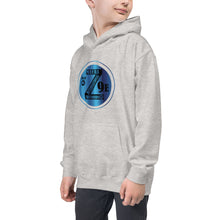 Load image into Gallery viewer, Zoria 9 Entertainment Kids Vinyl Blue Print Hoodie
