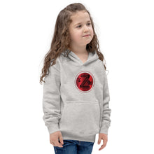 Load image into Gallery viewer, Zoria 9 Entertainment Kids Vinyl Red Print Hoodie
