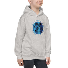 Load image into Gallery viewer, Zoria 9 Entertainment Kids Vinyl Blue Print Hoodie
