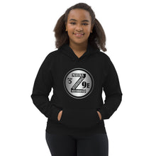 Load image into Gallery viewer, Zoria 9 Entertainment Kids Vinyl Silver Print Hoodie
