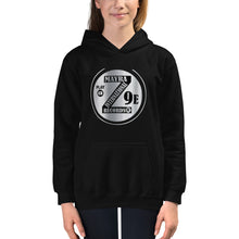 Load image into Gallery viewer, Zoria 9 Entertainment Kids Vinyl White Print Hoodie
