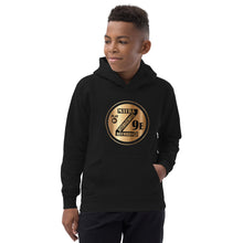 Load image into Gallery viewer, Zoria 9 Entertainment Kids Vinyl Bronze Hoodie
