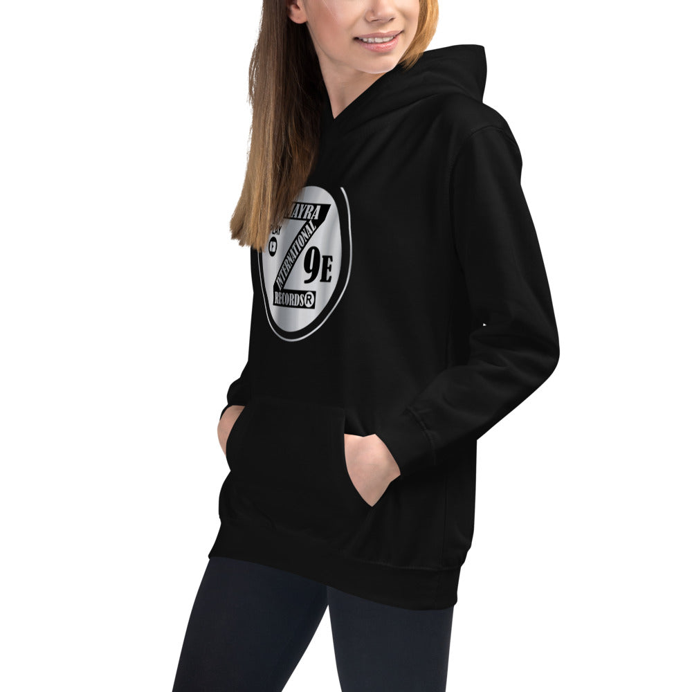 Zoria 9 Entertainment Kids Vinyl White Print Hoodie