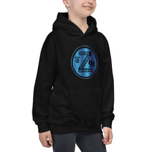 Load image into Gallery viewer, Zoria 9 Entertainment Kids Vinyl Blue Print Hoodie
