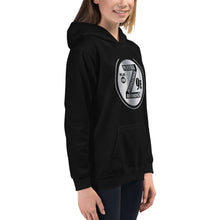 Load image into Gallery viewer, Zoria 9 Entertainment Kids Vinyl White Print Hoodie
