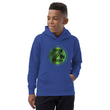 Load image into Gallery viewer, Zoria 9 Entertainment Kids Vinyl Green Print Hoodie
