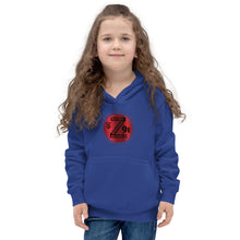 Load image into Gallery viewer, Zoria 9 Entertainment Kids Vinyl Red Print Hoodie
