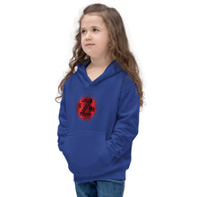 Load image into Gallery viewer, Zoria 9 Entertainment Kids Vinyl Red Print Hoodie
