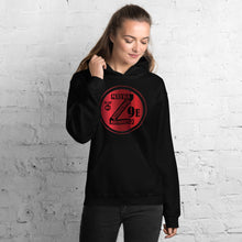 Load image into Gallery viewer, Zoria 9 Youthful Unisex Everyone's Hoodie Red Rouge Rojas

