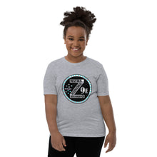 Load image into Gallery viewer, Zoria 9 everyone&#39;s t-shirt turquoise hearts

