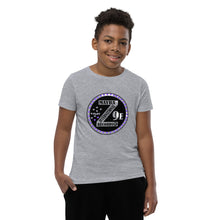 Load image into Gallery viewer, Zoria 9 everyone&#39;s t-shirt purple hearts
