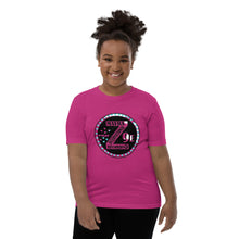 Load image into Gallery viewer, Zoria 9 everyone&#39;s t-shirt turquoise hearts
