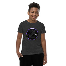 Load image into Gallery viewer, Zoria 9 everyone&#39;s t-shirt purple hearts
