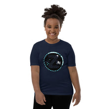 Load image into Gallery viewer, Zoria 9 everyone&#39;s t-shirt turquoise hearts
