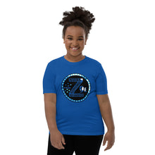 Load image into Gallery viewer, Zoria 9 everyone&#39;s t-shirt turquoise hearts
