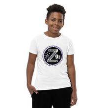 Load image into Gallery viewer, Zoria 9 everyone&#39;s t-shirt purple hearts
